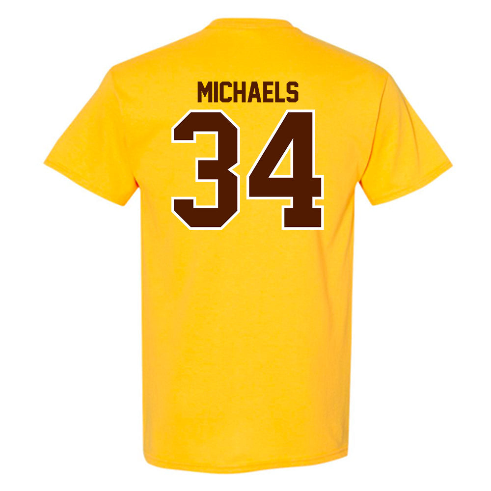 Western Michigan - NCAA Men's Ice Hockey : Owen Michaels - Classic Shersey T-Shirt-1