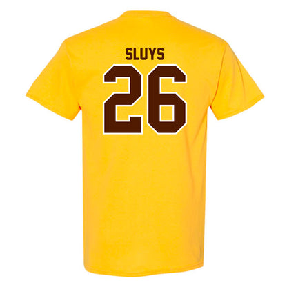 Western Michigan - NCAA Men's Ice Hockey : Jamison Sluys - Classic Shersey T-Shirt-1
