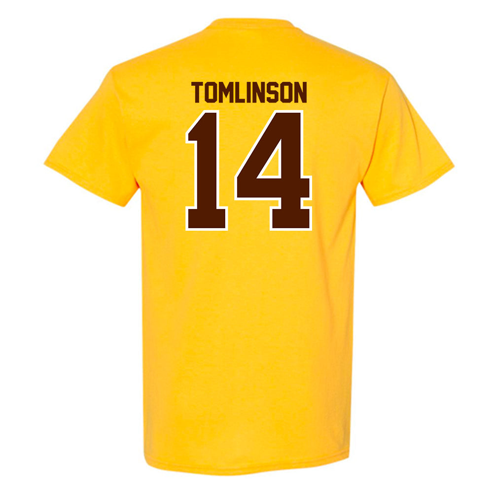 Western Michigan - NCAA Baseball : Ty Tomlinson - Classic Shersey T-Shirt-1