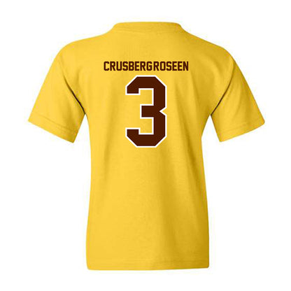 Western Michigan - NCAA Men's Ice Hockey : Cole Crusberg-Roseen - Classic Shersey Youth T-Shirt-1