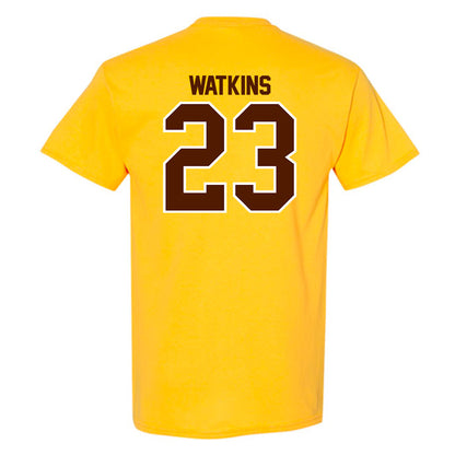 Western Michigan - NCAA Men's Basketball : DeAaron Watkins - Classic Shersey T-Shirt-1