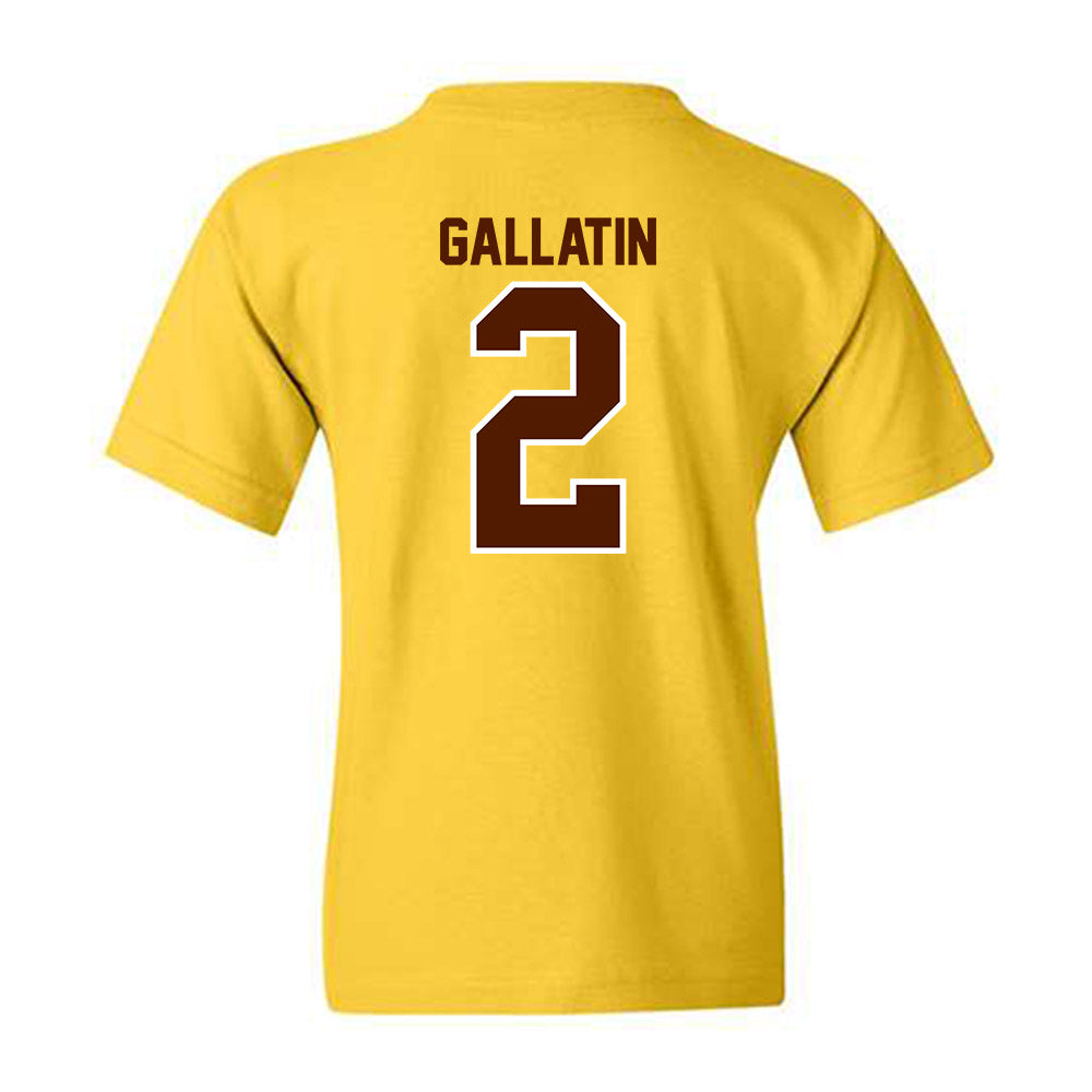 Western Michigan - NCAA Men's Ice Hockey : Grady Gallatin - Classic Shersey Youth T-Shirt-1