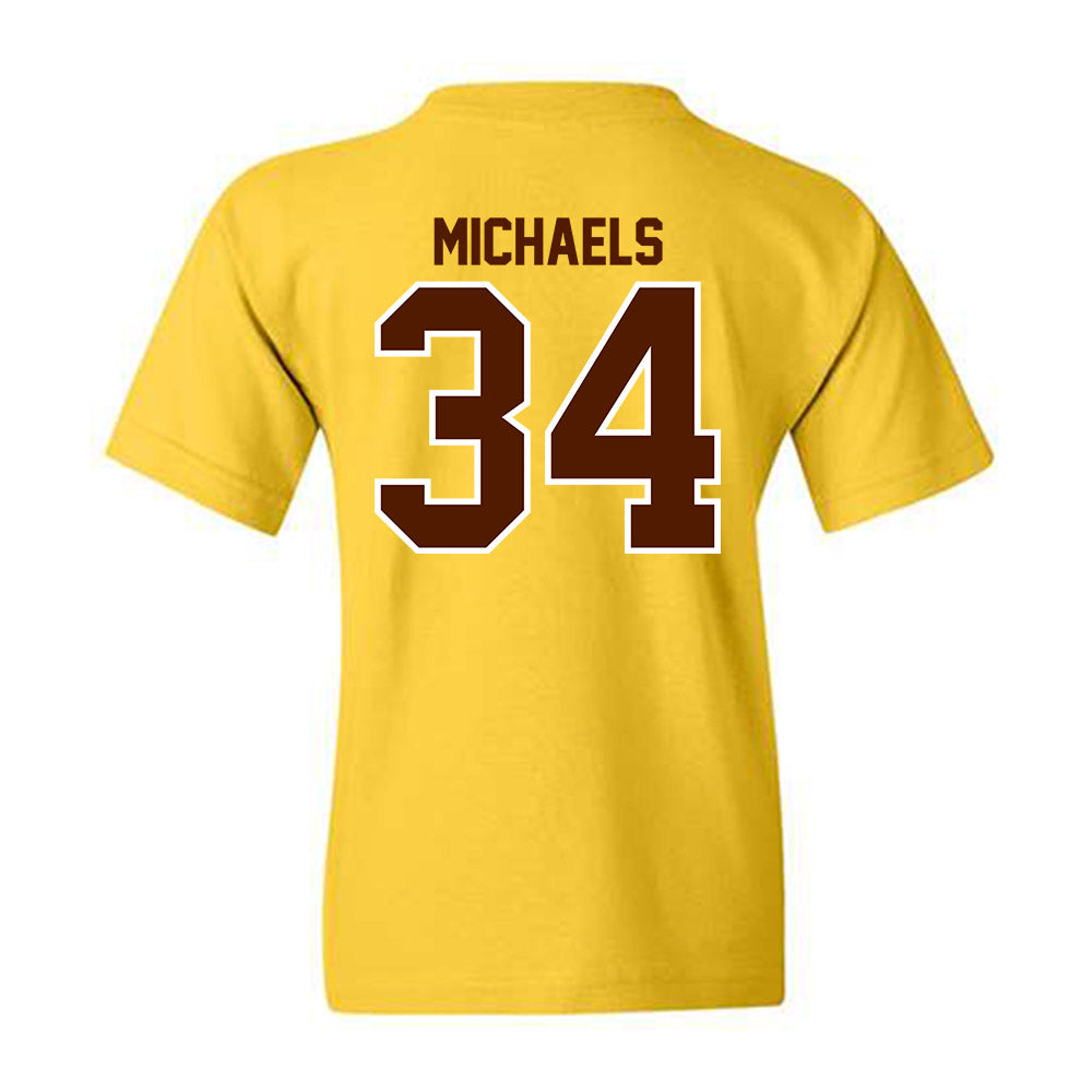 Western Michigan - NCAA Men's Ice Hockey : Owen Michaels - Classic Shersey Youth T-Shirt-1