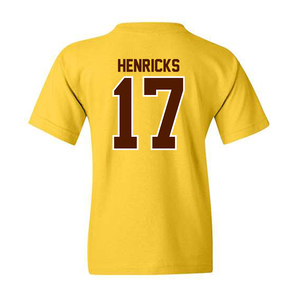 Western Michigan - NCAA Men's Ice Hockey : Ty Henricks - Classic Shersey Youth T-Shirt-1