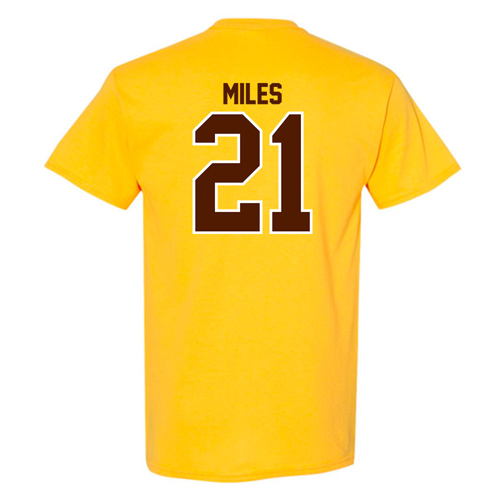 Western Michigan - NCAA Football : CJ Miles - Classic Shersey T-Shirt-1