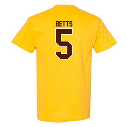 Western Michigan - NCAA Football : Justyce Betts - Classic Shersey T-Shirt-1
