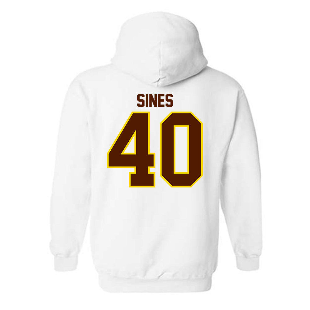 Western Michigan - NCAA Football : Nathan Sines - Classic Shersey Hooded Sweatshirt-1