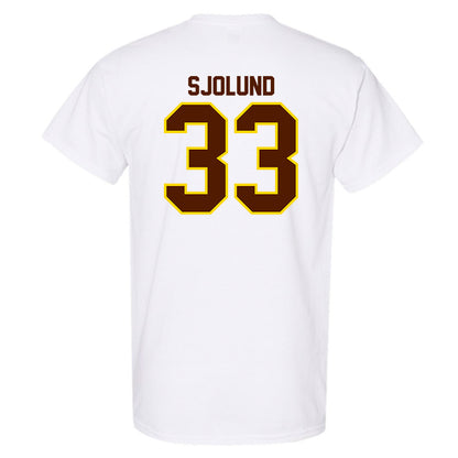 Western Michigan - NCAA Men's Ice Hockey : Samuel Sjolund - Classic Shersey T-Shirt-1