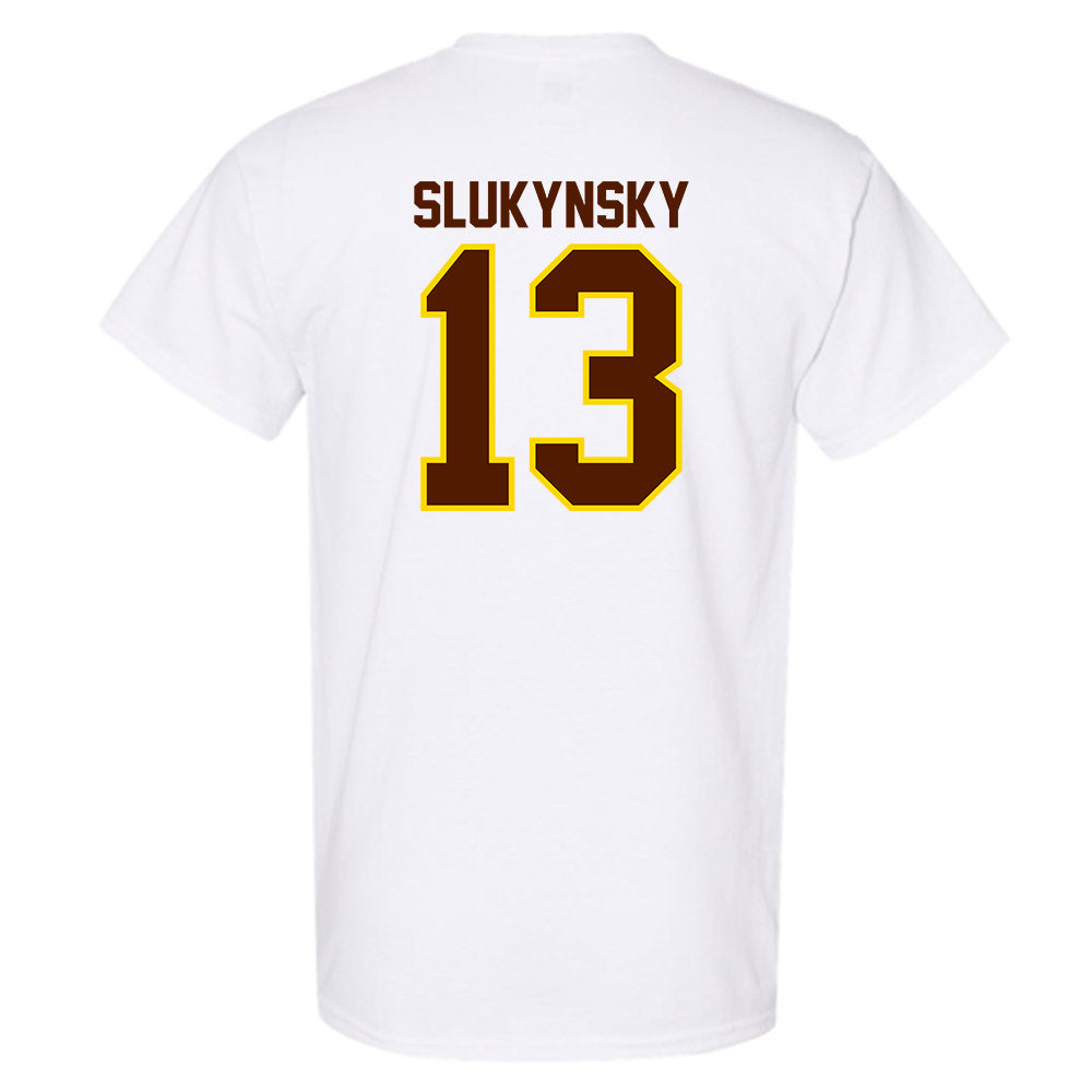 Western Michigan - NCAA Men's Ice Hockey : Grant Slukynsky - Classic Shersey T-Shirt-1