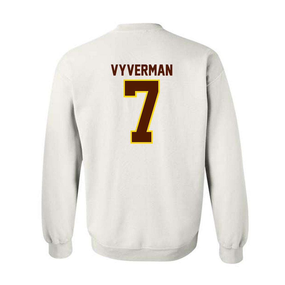 Western Michigan - NCAA Women's Basketball : Casey Vyverman - Classic Shersey Crewneck Sweatshirt-1