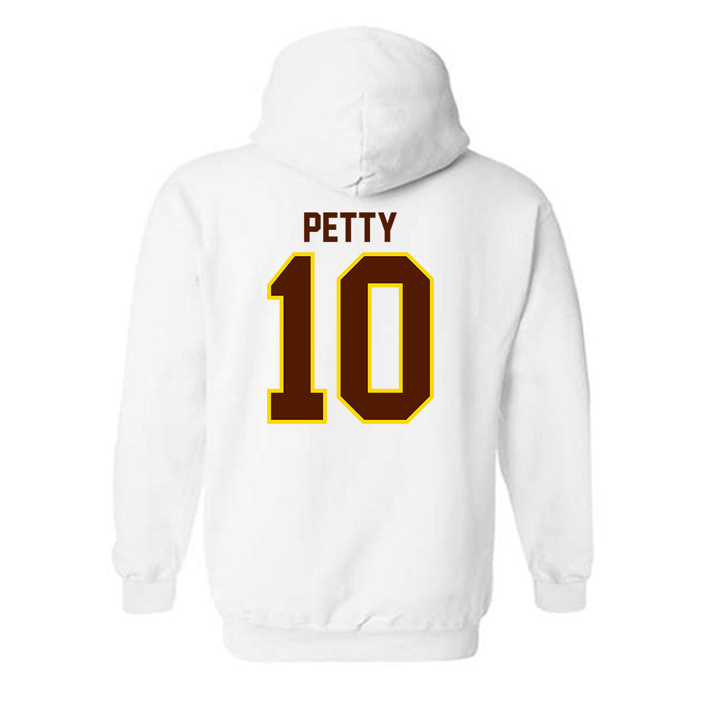Western Michigan - NCAA Football : Trey Petty - Classic Shersey Hooded Sweatshirt-1