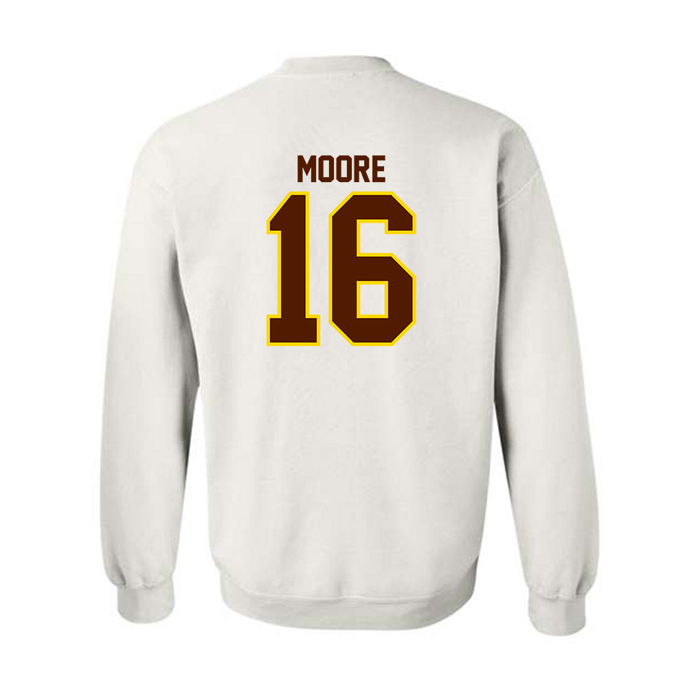 Western Michigan - NCAA Football : Brodon Moore - Classic Shersey Crewneck Sweatshirt-1
