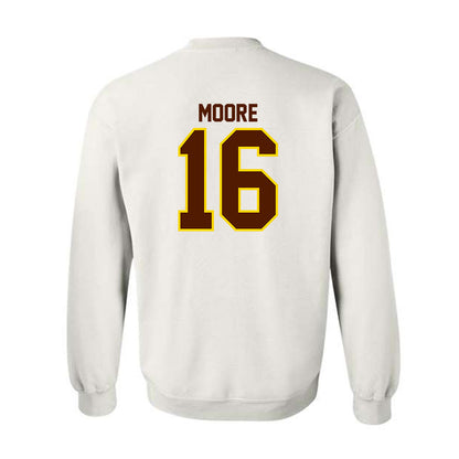 Western Michigan - NCAA Football : Brodon Moore - Classic Shersey Crewneck Sweatshirt-1