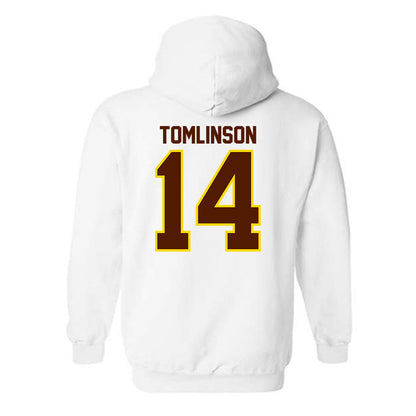 Western Michigan - NCAA Baseball : Ty Tomlinson - Classic Shersey Hooded Sweatshirt-1