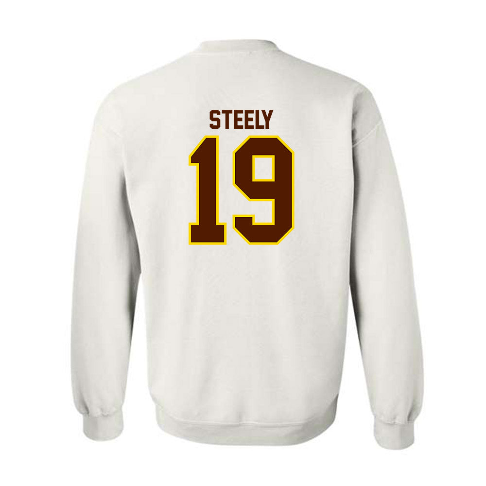 Western Michigan - NCAA Football : Braden Steely - Classic Shersey Crewneck Sweatshirt-1