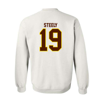 Western Michigan - NCAA Football : Braden Steely - Classic Shersey Crewneck Sweatshirt-1