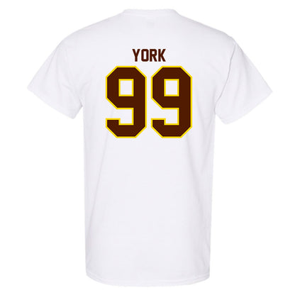 Western Michigan - NCAA Baseball : Chris York - Classic Shersey T-Shirt-1