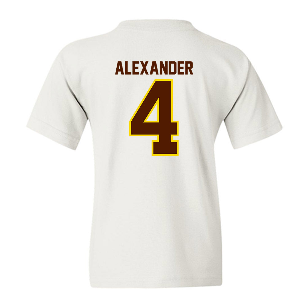 Western Michigan - NCAA Football : Austin Alexander - Classic Shersey Youth T-Shirt-1