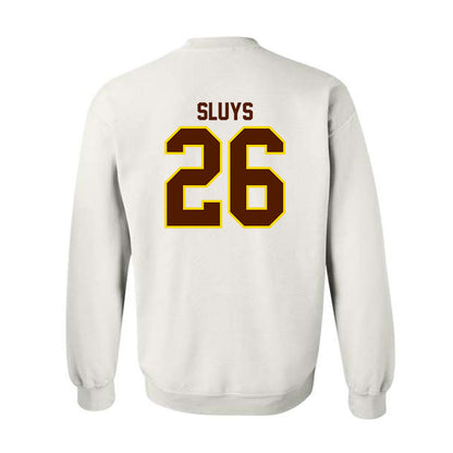 Western Michigan - NCAA Men's Ice Hockey : Jamison Sluys - Classic Shersey Crewneck Sweatshirt-1