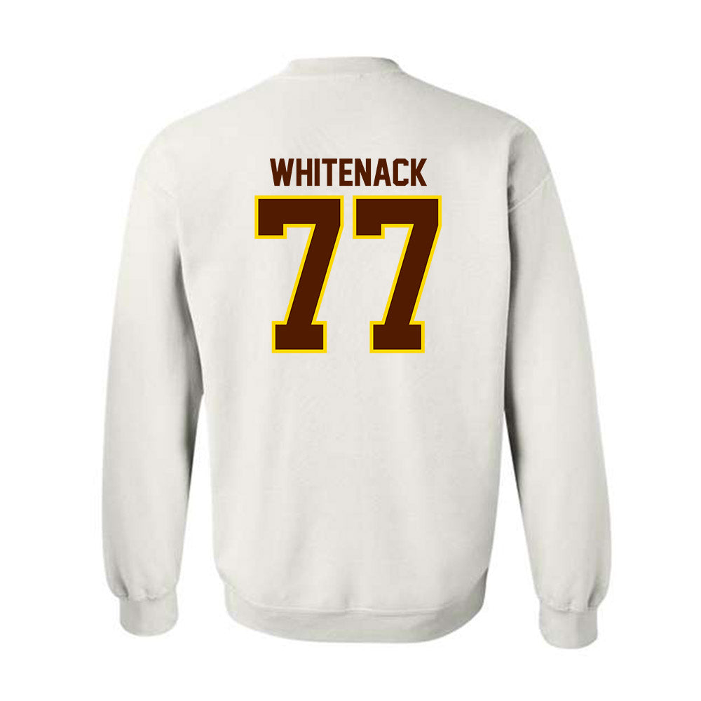 Western Michigan - NCAA Football : Hunter Whitenack - Classic Shersey Crewneck Sweatshirt-1