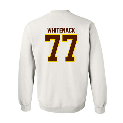 Western Michigan - NCAA Football : Hunter Whitenack - Classic Shersey Crewneck Sweatshirt-1