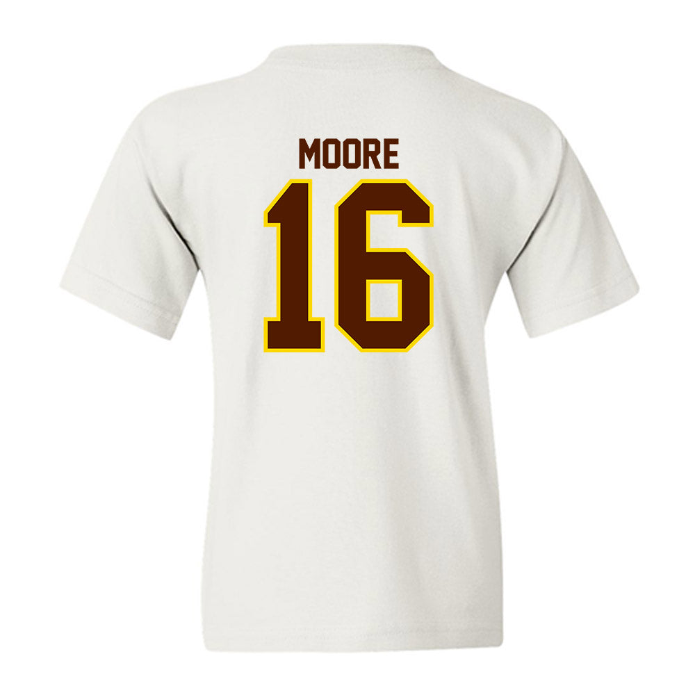 Western Michigan - NCAA Football : Brodon Moore - Classic Shersey Youth T-Shirt-1