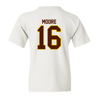 Western Michigan - NCAA Football : Brodon Moore - Classic Shersey Youth T-Shirt-1
