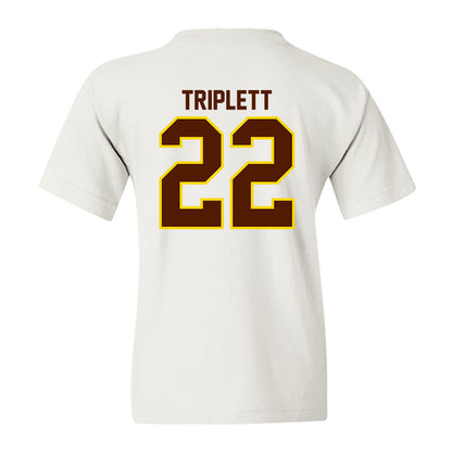 Western Michigan - NCAA Football : Donovan Triplett - Classic Shersey Youth T-Shirt-1