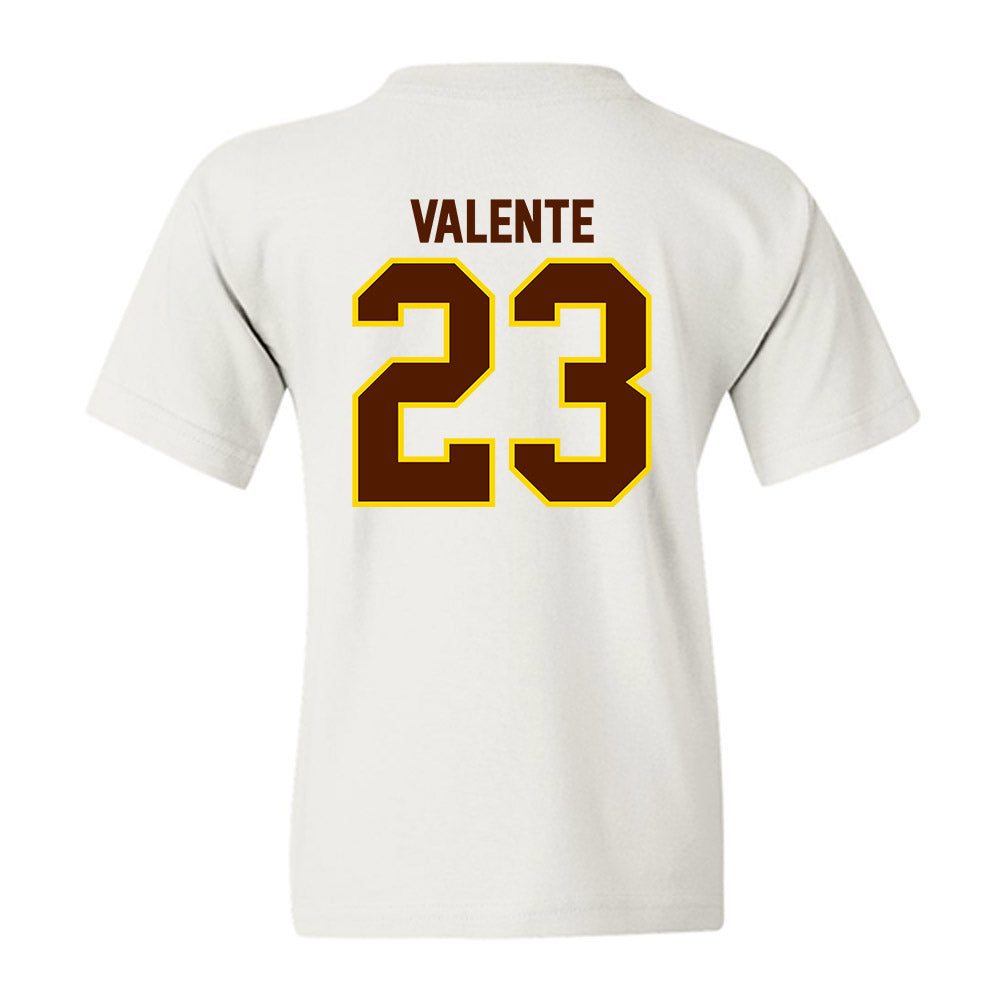 Western Michigan - NCAA Men's Ice Hockey : Liam Valente - Classic Shersey Youth T-Shirt-1