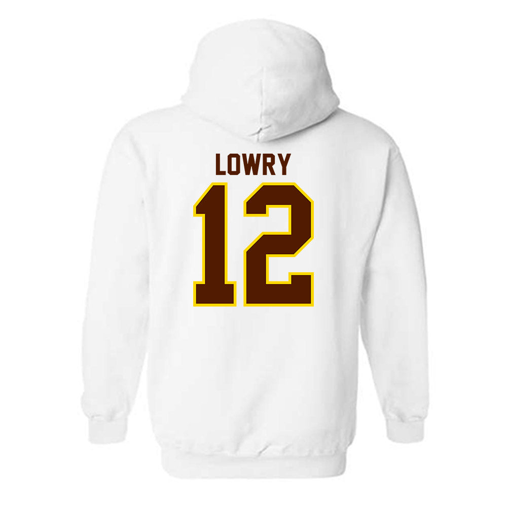 Western Michigan - NCAA Football : Broc Lowry - Classic Shersey Hooded Sweatshirt-1