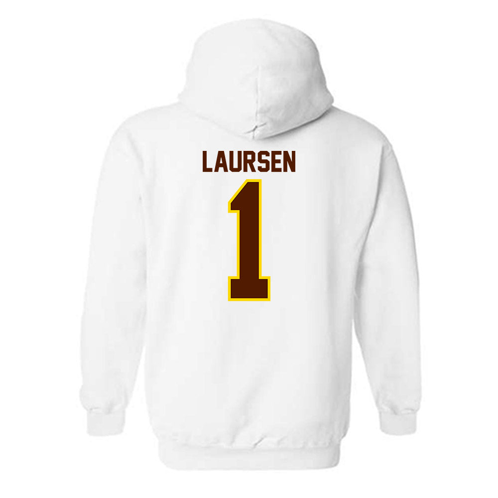 Western Michigan - NCAA Men's Ice Hockey : Kirk Laursen - Classic Shersey Hooded Sweatshirt-1