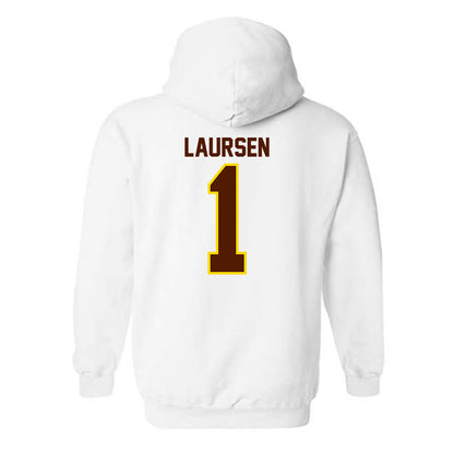 Western Michigan - NCAA Men's Ice Hockey : Kirk Laursen - Classic Shersey Hooded Sweatshirt-1
