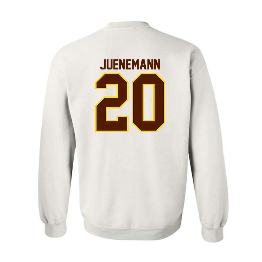 Western Michigan - NCAA Men's Basketball : Janis Juenemann - Classic Shersey Crewneck Sweatshirt-1
