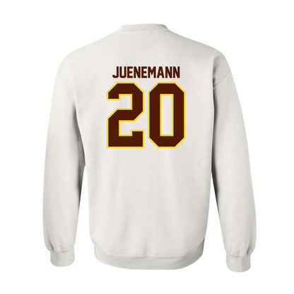 Western Michigan - NCAA Men's Basketball : Janis Juenemann - Classic Shersey Crewneck Sweatshirt-1
