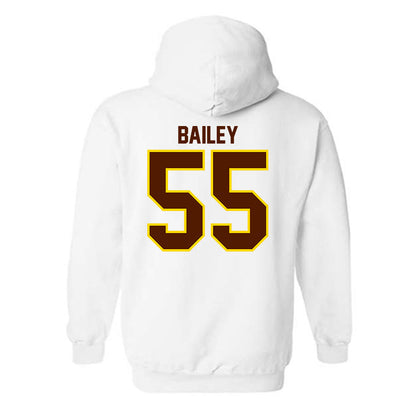 Western Michigan - NCAA Football : Jacob Bailey - Classic Shersey Hooded Sweatshirt-1