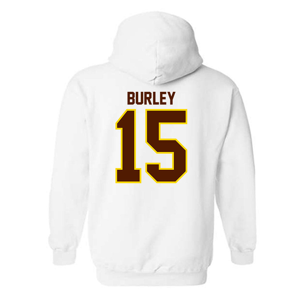 Western Michigan - NCAA Football : KJ Burley - Classic Shersey Hooded Sweatshirt-1