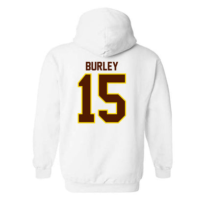 Western Michigan - NCAA Football : KJ Burley - Classic Shersey Hooded Sweatshirt-1