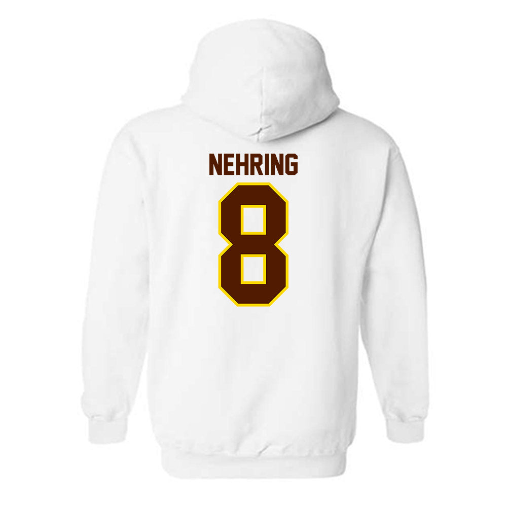 Western Michigan - NCAA Men's Ice Hockey : Zach Nehring - Classic Shersey Hooded Sweatshirt-1