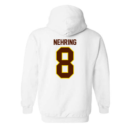 Western Michigan - NCAA Men's Ice Hockey : Zach Nehring - Classic Shersey Hooded Sweatshirt-1