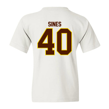 Western Michigan - NCAA Football : Nathan Sines - Classic Shersey Youth T-Shirt-1
