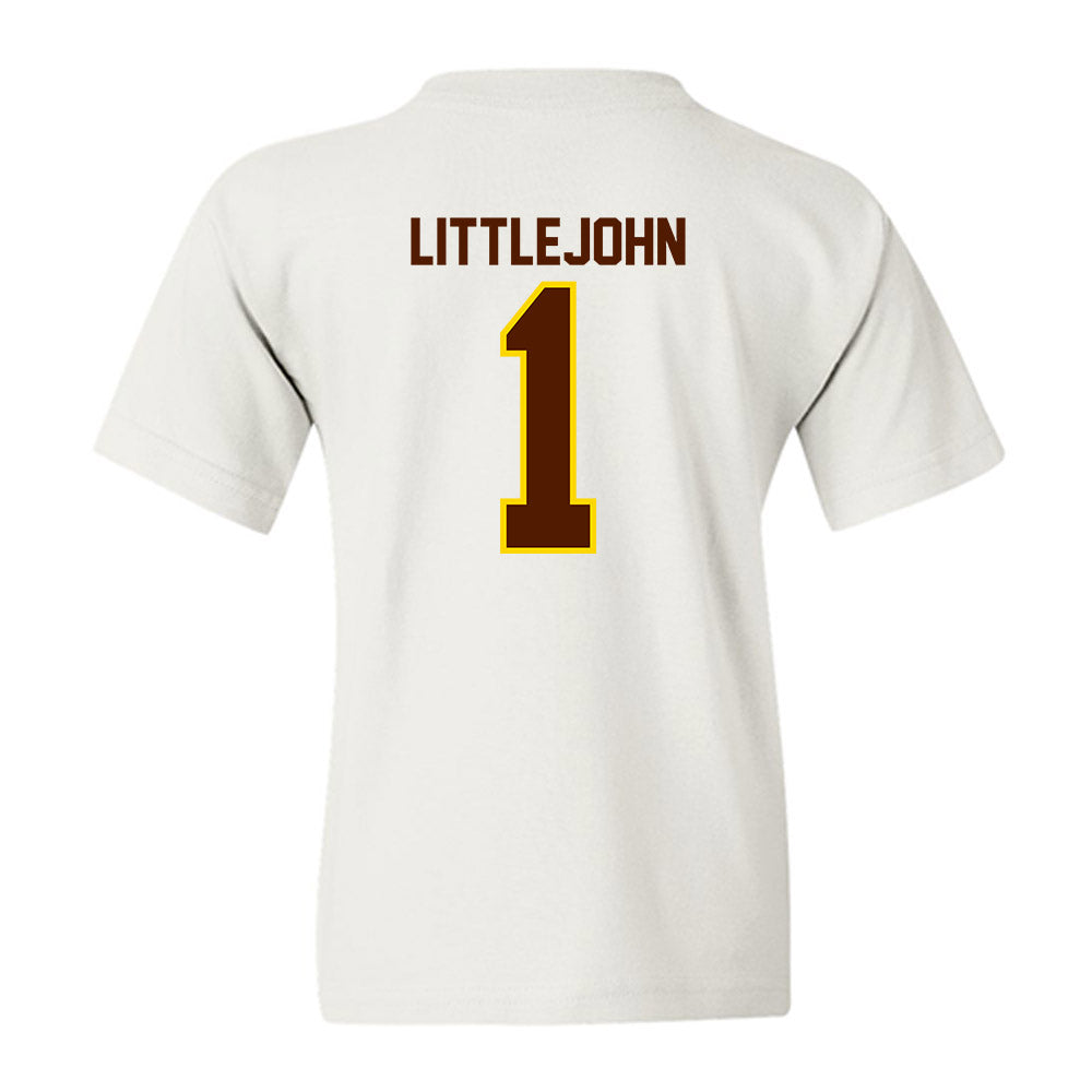 Western Michigan - NCAA Football : Emazon Littlejohn - Classic Shersey Youth T-Shirt-1
