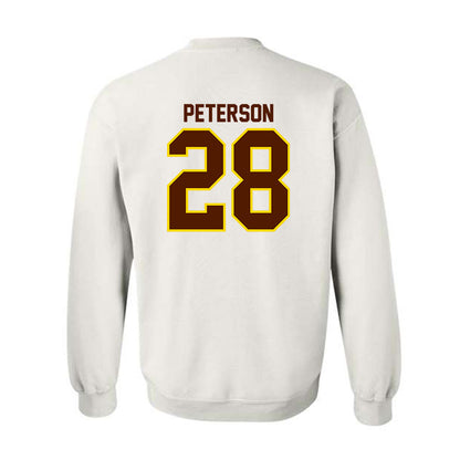 Western Michigan - NCAA Football : Will Peterson - Classic Shersey Crewneck Sweatshirt-1