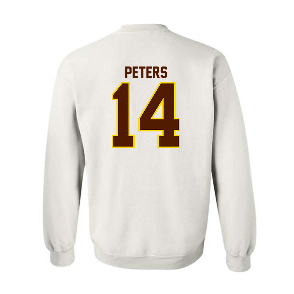 Western Michigan - NCAA Football : John Peters - Classic Shersey Crewneck Sweatshirt-1