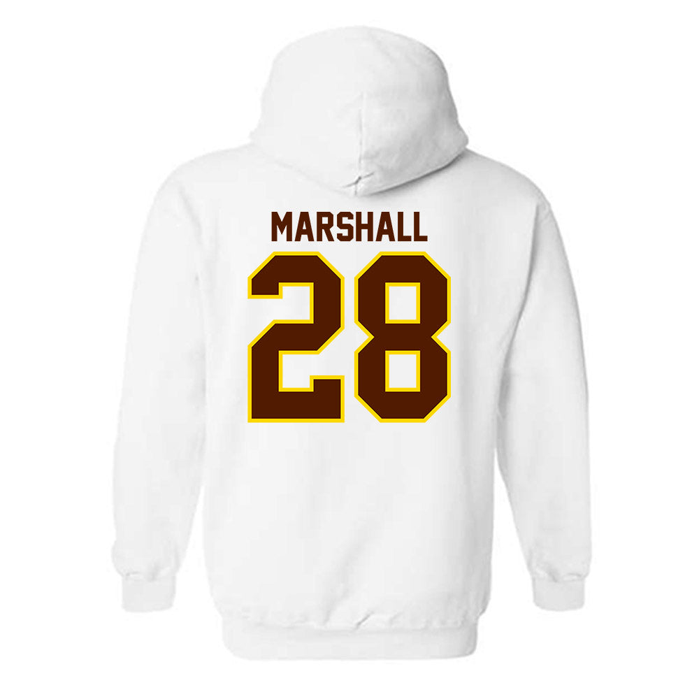 Western Michigan - NCAA Baseball : Trevor Marshall - Classic Shersey Hooded Sweatshirt-1