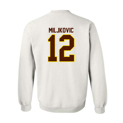 Western Michigan - NCAA Women's Basketball : Isabella Miljkovic - Classic Shersey Crewneck Sweatshirt-1