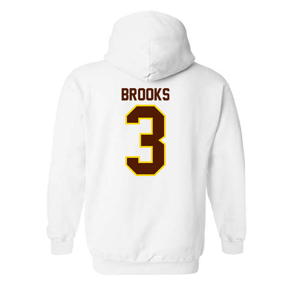 Western Michigan - NCAA Football : Baylin Brooks - Classic Shersey Hooded Sweatshirt-1