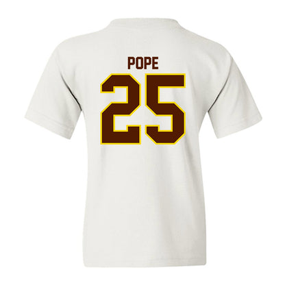 Western Michigan - NCAA Football : Joey Pope - Classic Shersey Youth T-Shirt-1