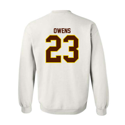 Western Michigan - NCAA Football : Tahj Owens - Classic Shersey Crewneck Sweatshirt-1