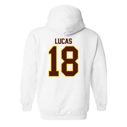 Western Michigan - NCAA Football : Elijah Lucas - Classic Shersey Hooded Sweatshirt-1