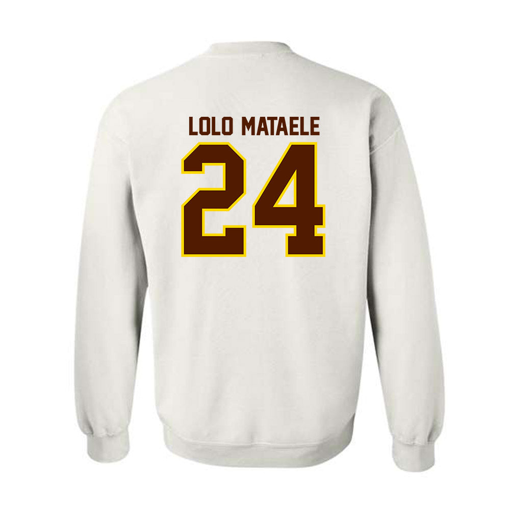 Western Michigan - NCAA Football : Ofa "Lolo" Mataele - Classic Shersey Crewneck Sweatshirt-1